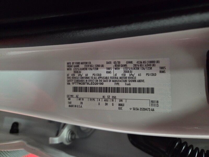 2020 Ford F-250 Platinum 6.7L Diesel GPS Nav Camera Sunroof 20in Wheels 35in Nitto FREE WARRANTY Arlington TX