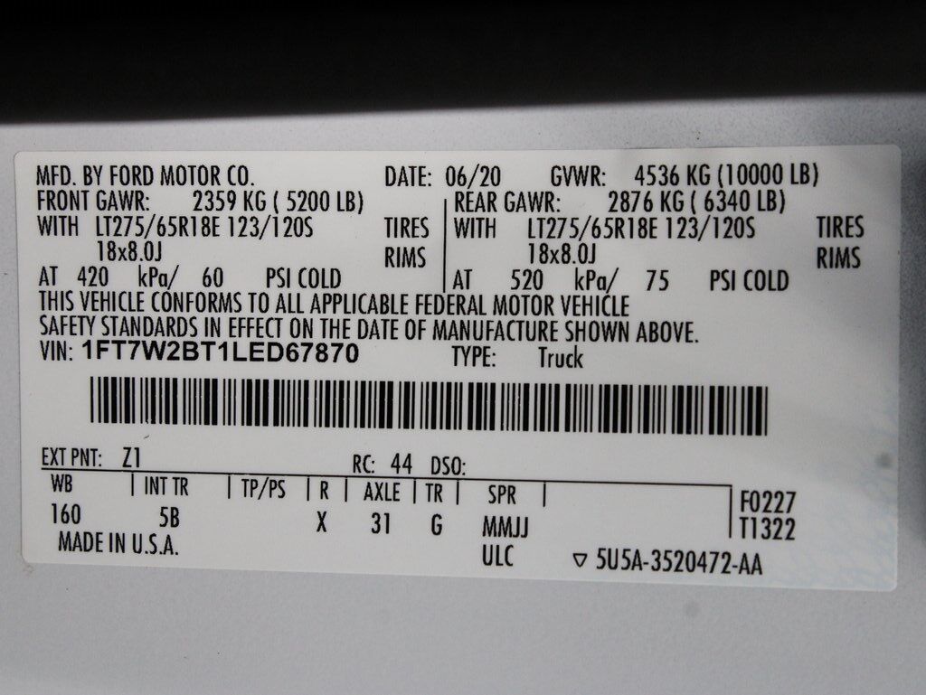2020 Ford F-250 Super Duty 4x4 Crew Cab Lariat Fond du Lac WI