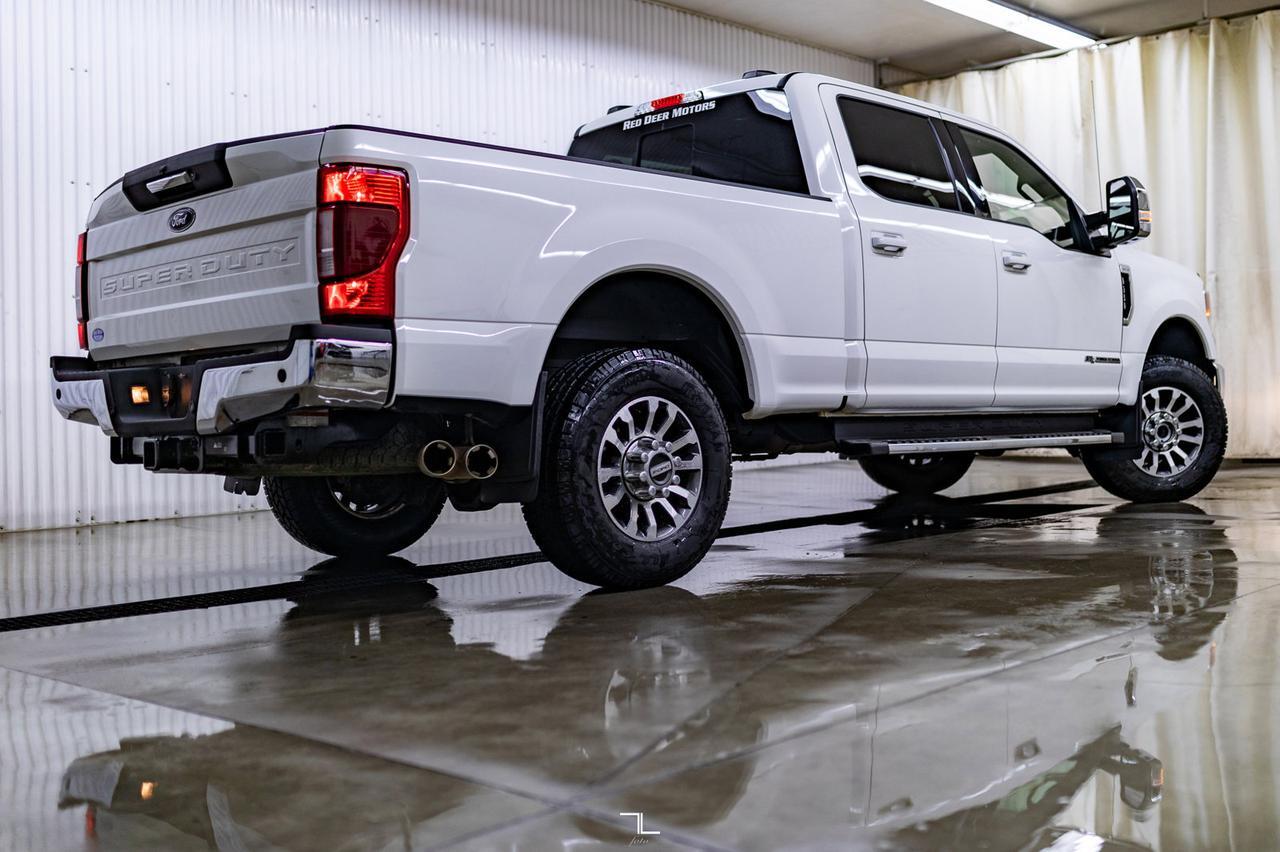 2020 Ford F-350 4x4 Crew Cab Lariat Diesel Leather Nav BCam Red Deer AB