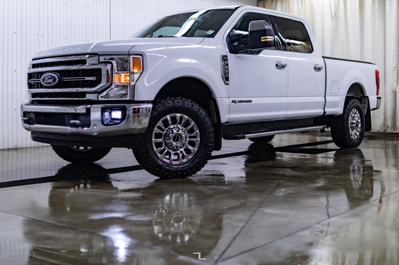 2020 Ford F-350 4x4 Crew Cab Lariat Diesel Leather Nav BCam Red Deer AB