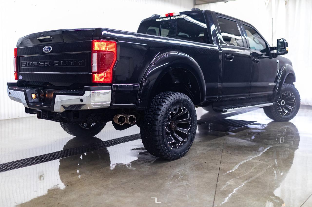 2020 Ford F-350 4x4 Crew Cab Lariat Diesel Leather Roof Nav BCam Red Deer AB