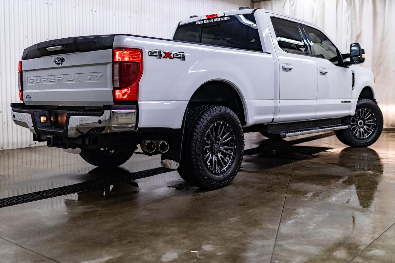 2020 Ford F-350 4x4 Crew Cab Lariat Diesel Leather Roof Nav Red Deer AB
