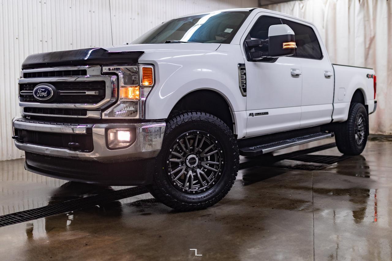 2020 Ford F-350 4x4 Crew Cab Lariat Diesel Leather Roof Nav Red Deer AB