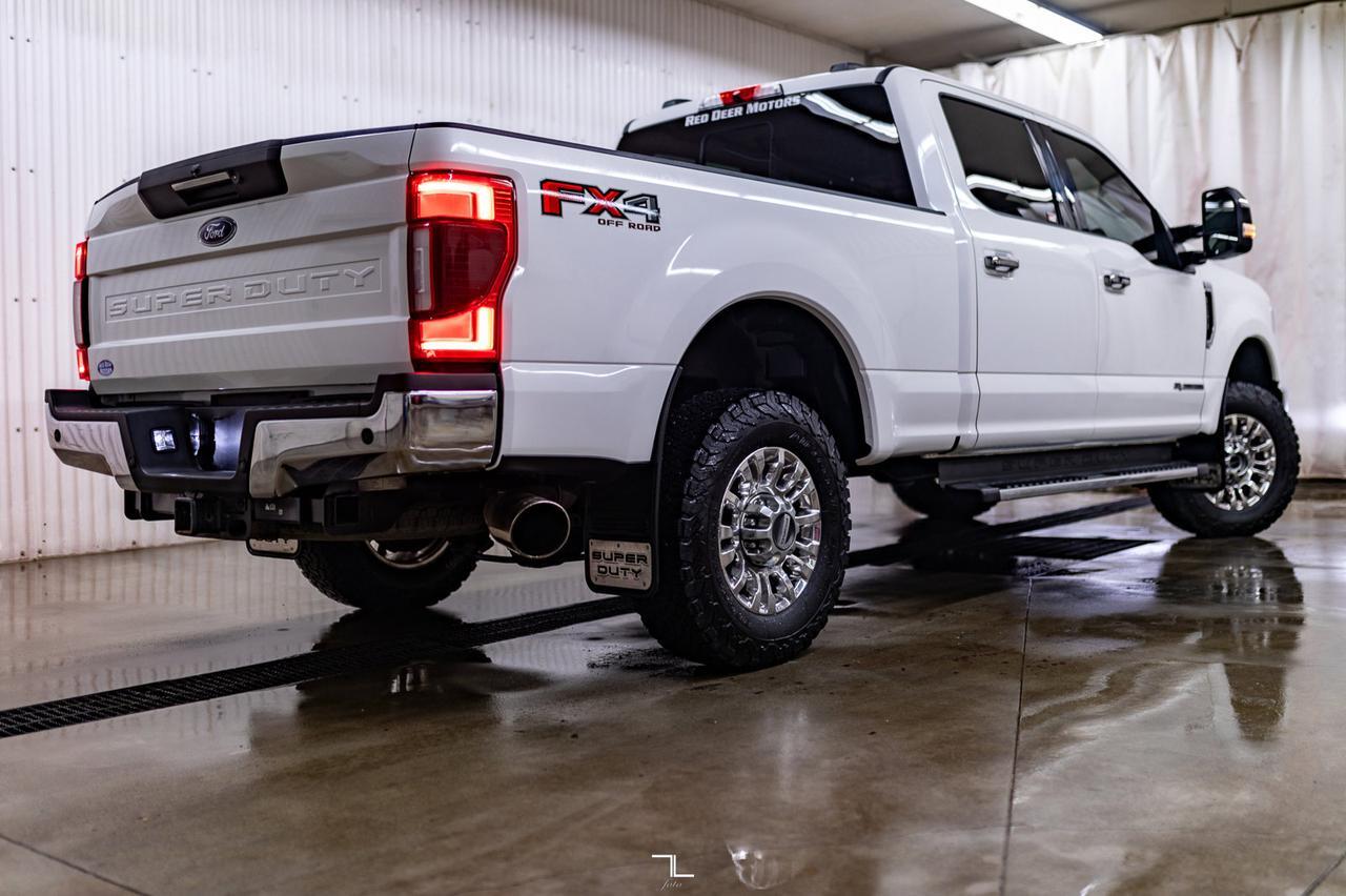 2020 Ford F-350 4x4 Crew Cab Lariat FX4 Diesel Leather Nav Red Deer AB