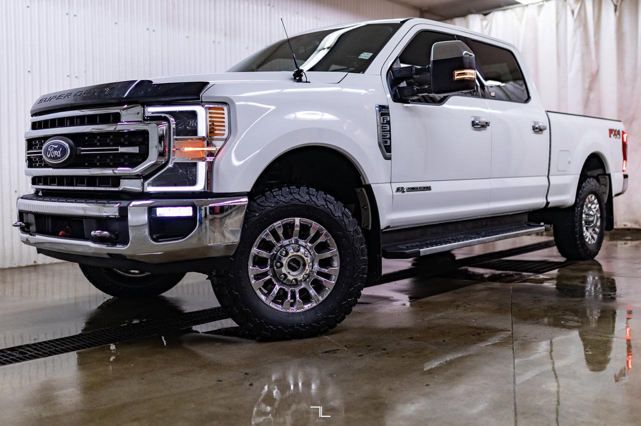 2020 Ford F-350 4x4 Crew Cab Lariat FX4 Diesel Leather Nav Red Deer AB