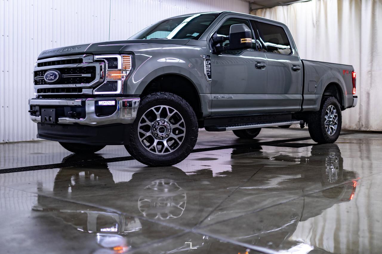 2020 Ford F-350 4x4 Crew Cab Lariat FX4 Diesel Leather Roof Nav Red Deer AB