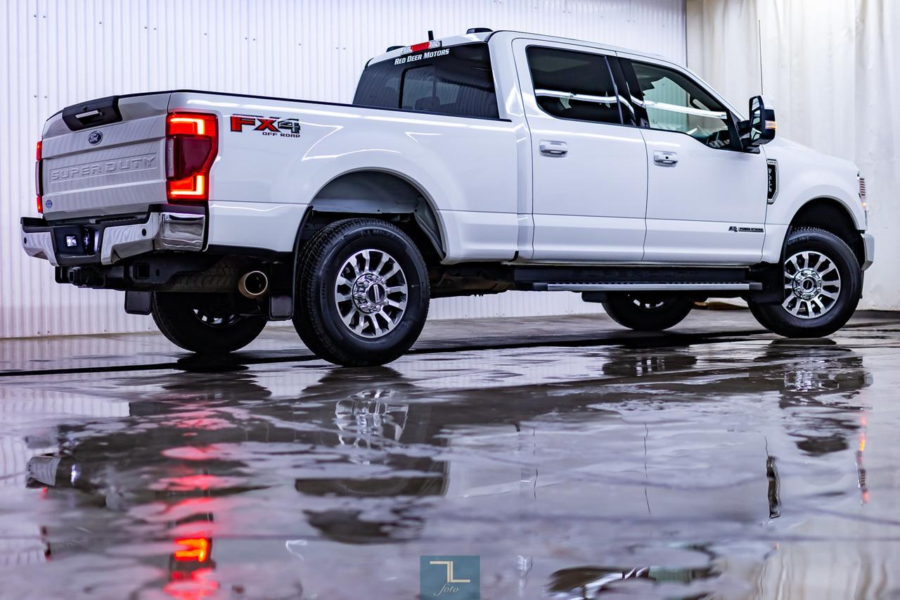 2020 Ford F-350 4x4 Crew Cab Lariat Ultimate FX4 Diesel Leather Roof Nav Red Deer AB