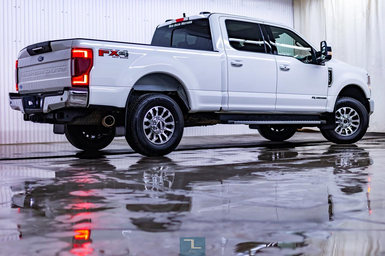 2020 Ford F-350 4x4 Crew Cab Lariat Ultimate FX4 Diesel Leather Roof Nav Red Deer AB