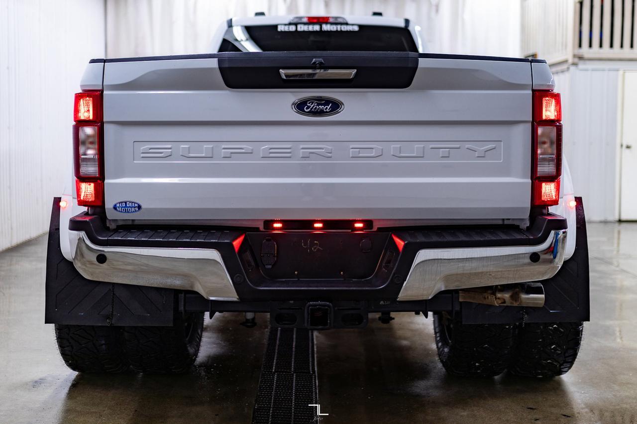 2020 Ford F-350 4x4 Crew Cab XLT FX4 Dually Diesel Leather 6" Lift Red Deer AB