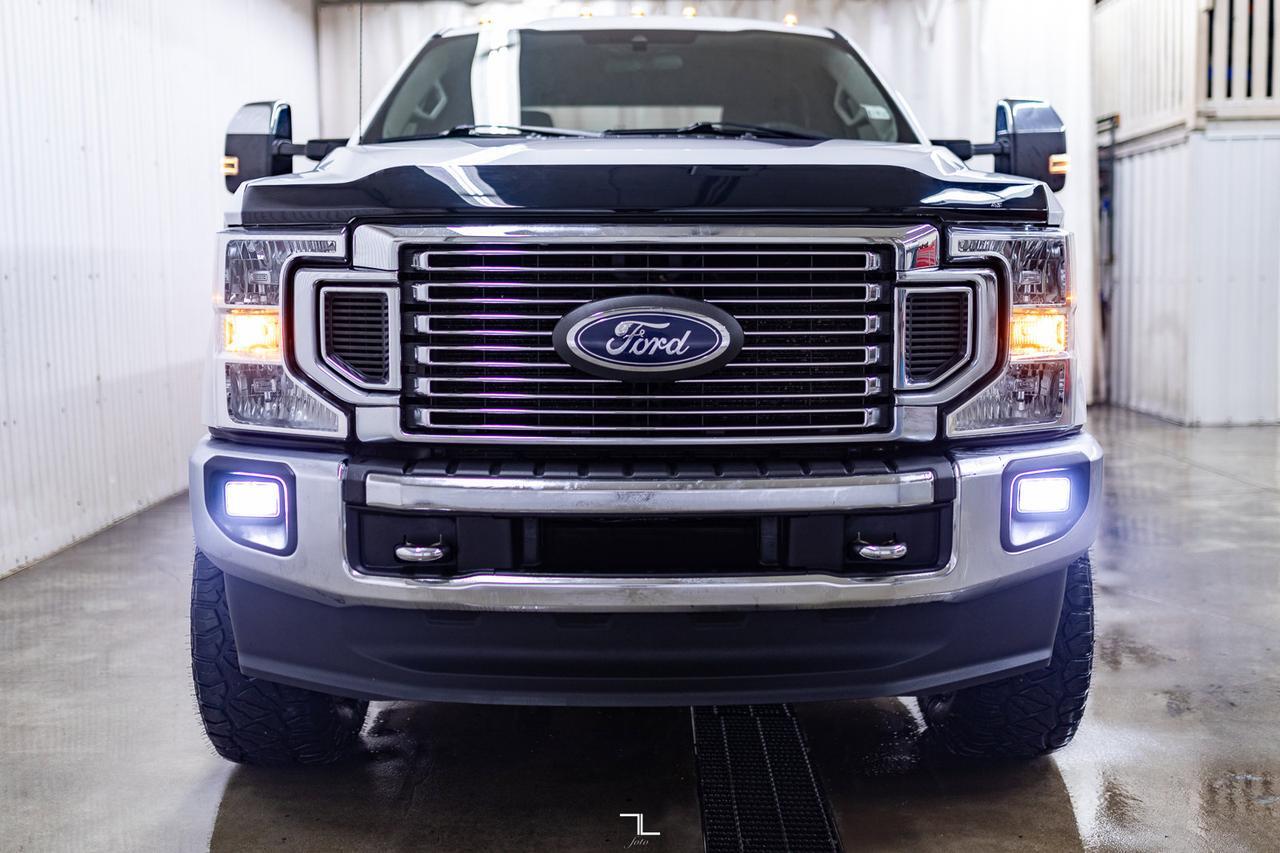 2020 Ford F-350 4x4 Crew Cab XLT FX4 Dually Diesel Leather 6" Lift Red Deer AB
