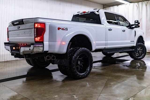 2020 Ford F-350 4x4 Crew Cab XLT FX4 Dually Diesel Leather 6&quot; Lift Red Deer AB