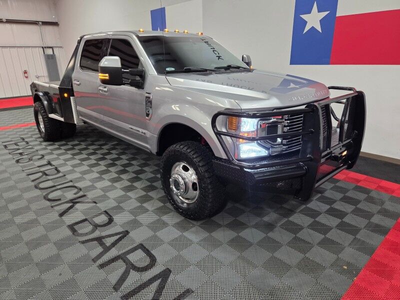 2020 Ford F-350 Lariat 4WD Flatbed Dually 6.7L Diesel GPS Camera New Tires FREE WARRANTY Arlington TX