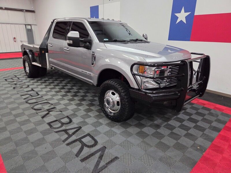 2020 Ford F-350 Lariat 4WD Flatbed Dually 6.7L Diesel GPS Camera New Tires FREE WARRANTY Arlington TX