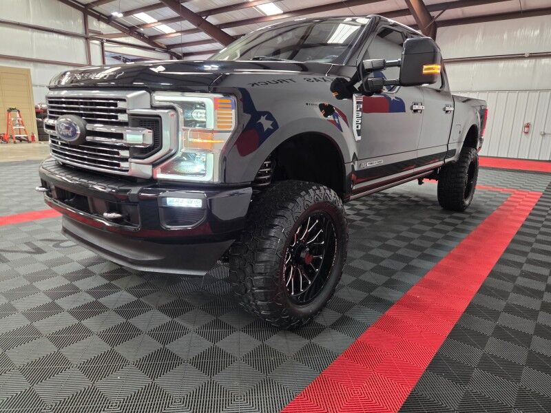 2020 Ford F-350 Limited Lifted 6.7L Diesel GPS Camera Sunroof 22in Wheels NEW 37in Tires FREE WARRANTY Arlington TX
