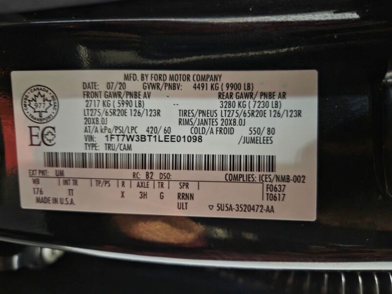 2020 Ford F-350 Limited Ready Lift Fox Shocks Long Bed 6.7L Diesel GPS Camera Wheels Tires Factory Warranty Arlington TX