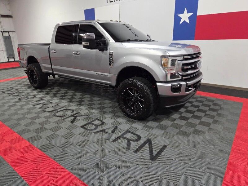 2020 Ford F-350 Platinum 4WD 6.7L Diesel GPS Camera Sunroof 20in Wheels 35in TiresFREE WARRANTY Arlington TX