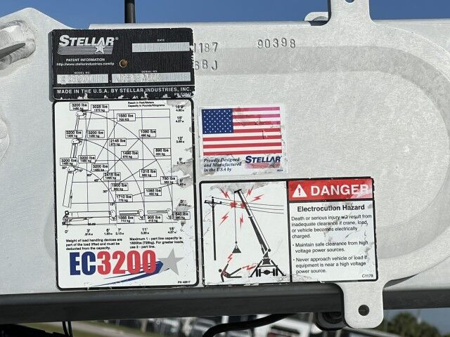 2020 Ford F-350XL Mechanic Service Truck with Stellar EC3200 Aluminum Telescopic Crane Homestead FL