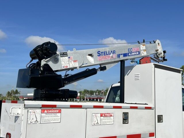 2020 Ford F-350XL Mechanic Service Truck with Stellar EC3200 Aluminum Telescopic Crane Homestead FL