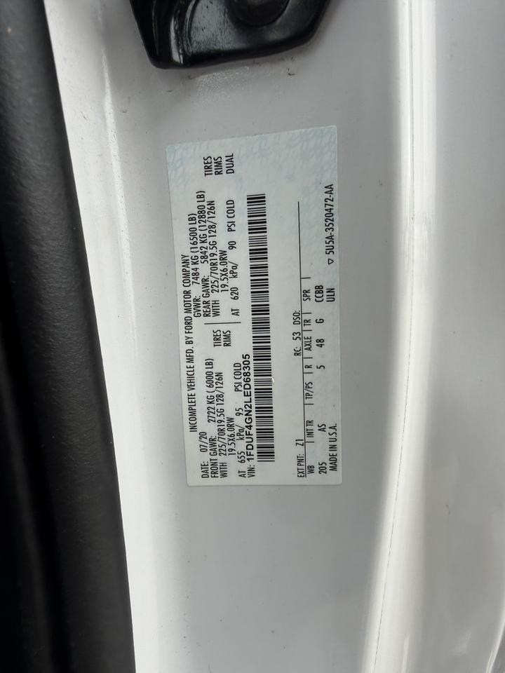 2020 Ford F-450 7.3L Gas Box Truck w/ Lift XL Collinsville OK