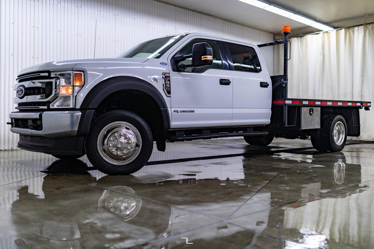 2020 Ford F-550 4x4 Crew Cab XLT Deck Diesel Dually Red Deer AB