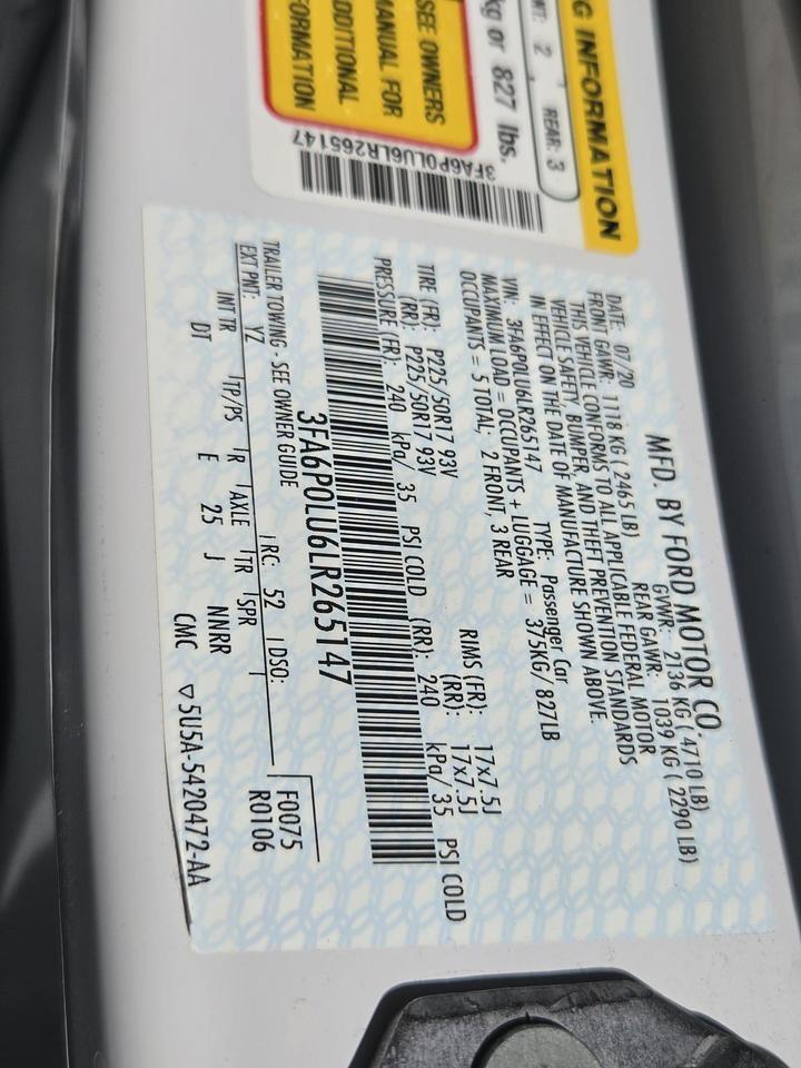 2020 Ford Fusion Hybrid SE FWD Beeville TX