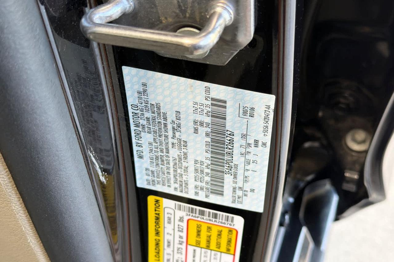 2020 Ford Fusion Hybrid SE Roseville CA