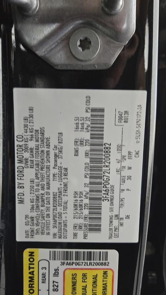 2020 Ford Fusion S Jersey City NJ