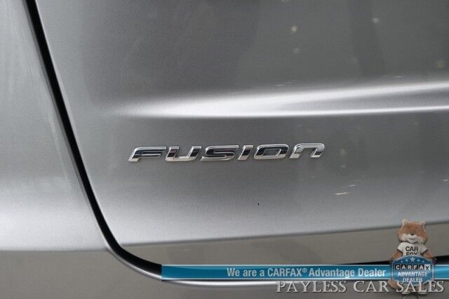 2020 Ford Fusion SE / AWD / 2.0L Ecoboost / Power & Heated Cloth Seats / Blind Spot & Lane Departure Alert / Apple CarPlay & Android Auto / Back Up Camera / Push Button Start / Alloy Wheels / 29 MPG / 1-Owner Anchorage AK