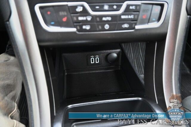 2020 Ford Fusion SE / AWD / 2.0L Ecoboost / Power & Heated Cloth Seats / Blind Spot & Lane Departure Alert / Apple CarPlay & Android Auto / Back Up Camera / Push Button Start / Alloy Wheels / 29 MPG / 1-Owner Anchorage AK