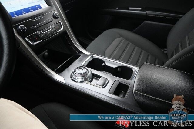 2020 Ford Fusion SE / AWD / 2.0L Ecoboost / Power & Heated Cloth Seats / Blind Spot & Lane Departure Alert / Apple CarPlay & Android Auto / Back Up Camera / Push Button Start / Alloy Wheels / 29 MPG / 1-Owner Anchorage AK