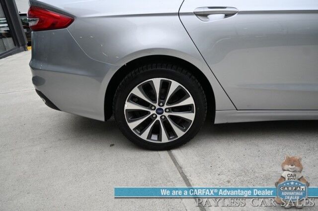 2020 Ford Fusion SE / AWD / 2.0L Ecoboost / Power & Heated Cloth Seats / Blind Spot & Lane Departure Alert / Apple CarPlay & Android Auto / Back Up Camera / Push Button Start / Alloy Wheels / 29 MPG / 1-Owner Anchorage AK
