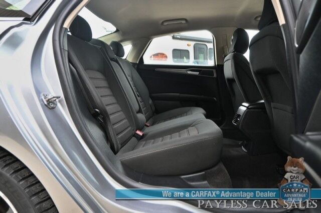 2020 Ford Fusion SE / AWD / 2.0L Ecoboost / Power & Heated Cloth Seats / Blind Spot & Lane Departure Alert / Apple CarPlay & Android Auto / Back Up Camera / Push Button Start / Alloy Wheels / 29 MPG / 1-Owner Anchorage AK