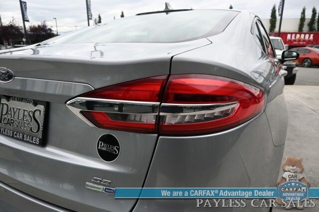 2020 Ford Fusion SE / AWD / 2.0L Ecoboost / Power & Heated Cloth Seats / Blind Spot & Lane Departure Alert / Apple CarPlay & Android Auto / Back Up Camera / Push Button Start / Alloy Wheels / 29 MPG / 1-Owner Anchorage AK