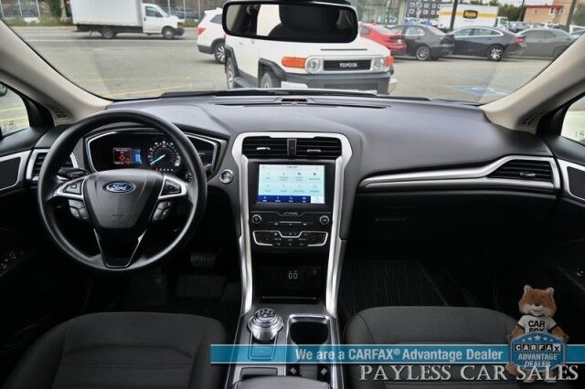 2020 Ford Fusion SE / AWD / 2.0L Ecoboost / Power & Heated Cloth Seats / Blind Spot & Lane Departure Alert / Apple CarPlay & Android Auto / Back Up Camera / Push Button Start / Alloy Wheels / 29 MPG / 1-Owner Anchorage AK