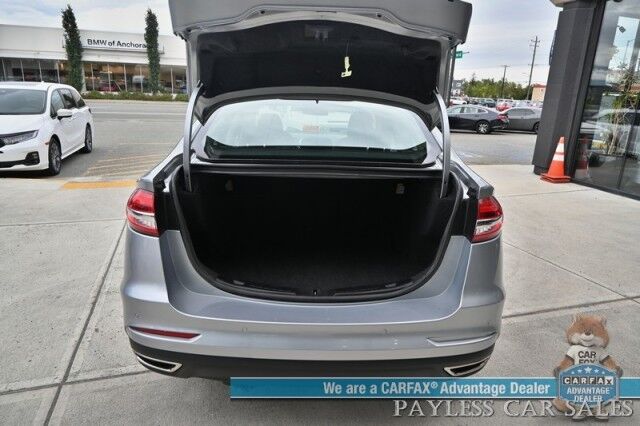2020 Ford Fusion SE / AWD / 2.0L Ecoboost / Power & Heated Cloth Seats / Blind Spot & Lane Departure Alert / Apple CarPlay & Android Auto / Back Up Camera / Push Button Start / Alloy Wheels / 29 MPG / 1-Owner Anchorage AK