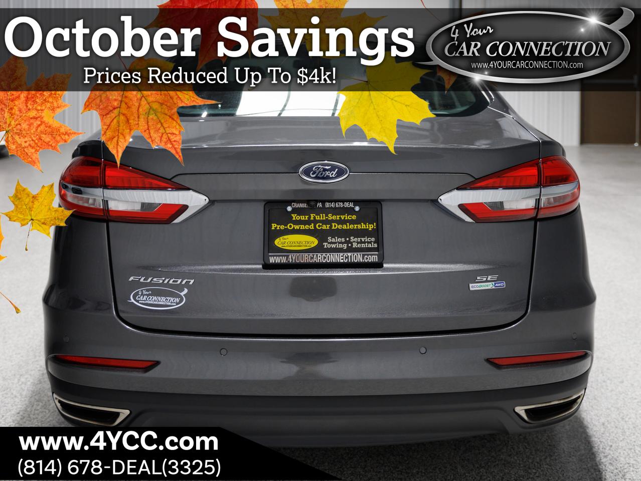 2020 Ford Fusion SE AWD Cranberry PA