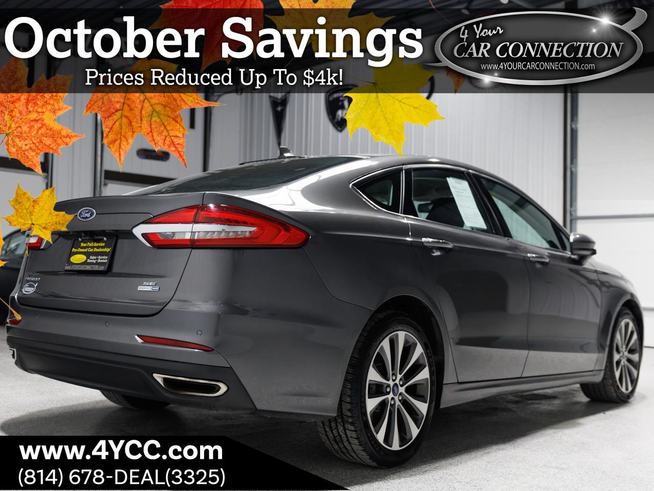 2020 Ford Fusion SE AWD Cranberry PA