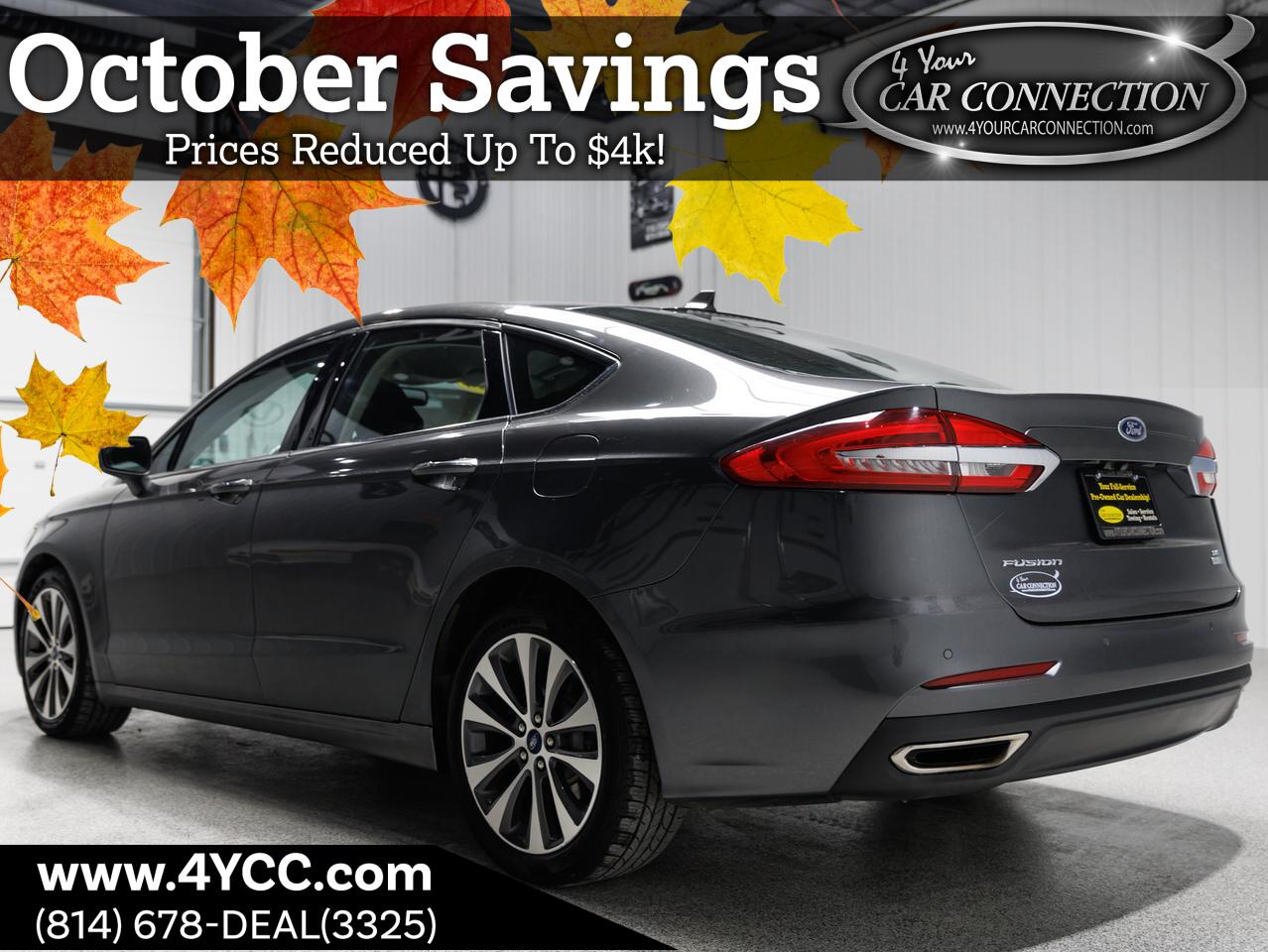 2020 Ford Fusion SE AWD Cranberry PA