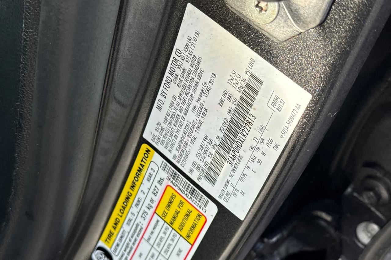 2020 Ford Fusion SE Roseville CA