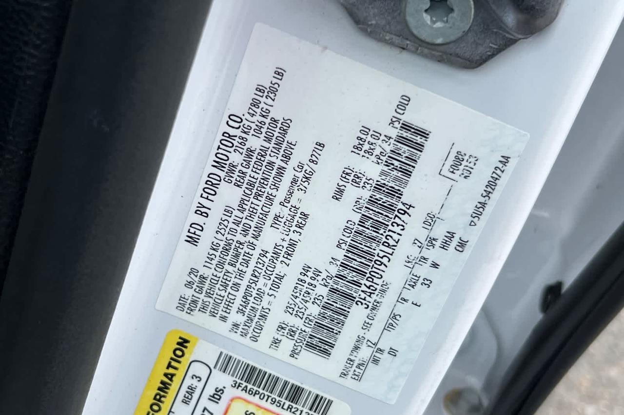 2020 Ford Fusion SE Roseville CA