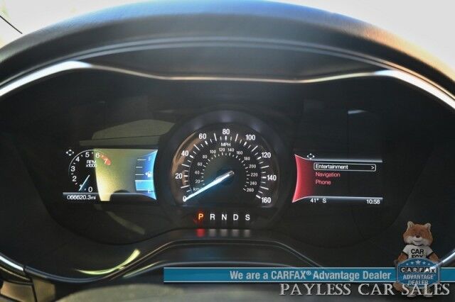 2020 Ford Fusion Titanium / AWD / Auto Start / Heated & Cooled Leather Seats / Heated Steering / Navigation / Sunroof / Adaptive Cruise / Lane Watch & Blind Spot Alert / Apple CarPlay & Android Auto / Back Up Camera / 29 MPG Anchorage AK