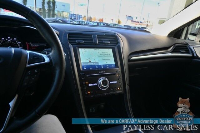 2020 Ford Fusion Titanium / AWD / Auto Start / Heated & Cooled Leather Seats / Heated Steering / Navigation / Sunroof / Adaptive Cruise / Lane Watch & Blind Spot Alert / Apple CarPlay & Android Auto / Back Up Camera / 29 MPG Anchorage AK