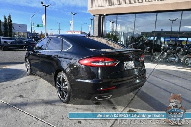 2020 Ford Fusion Titanium / AWD / Auto Start / Heated & Cooled Leather Seats / Heated Steering / Navigation / Sunroof / Adaptive Cruise / Lane Watch & Blind Spot Alert / Apple CarPlay & Android Auto / Back Up Camera / 29 MPG Anchorage AK