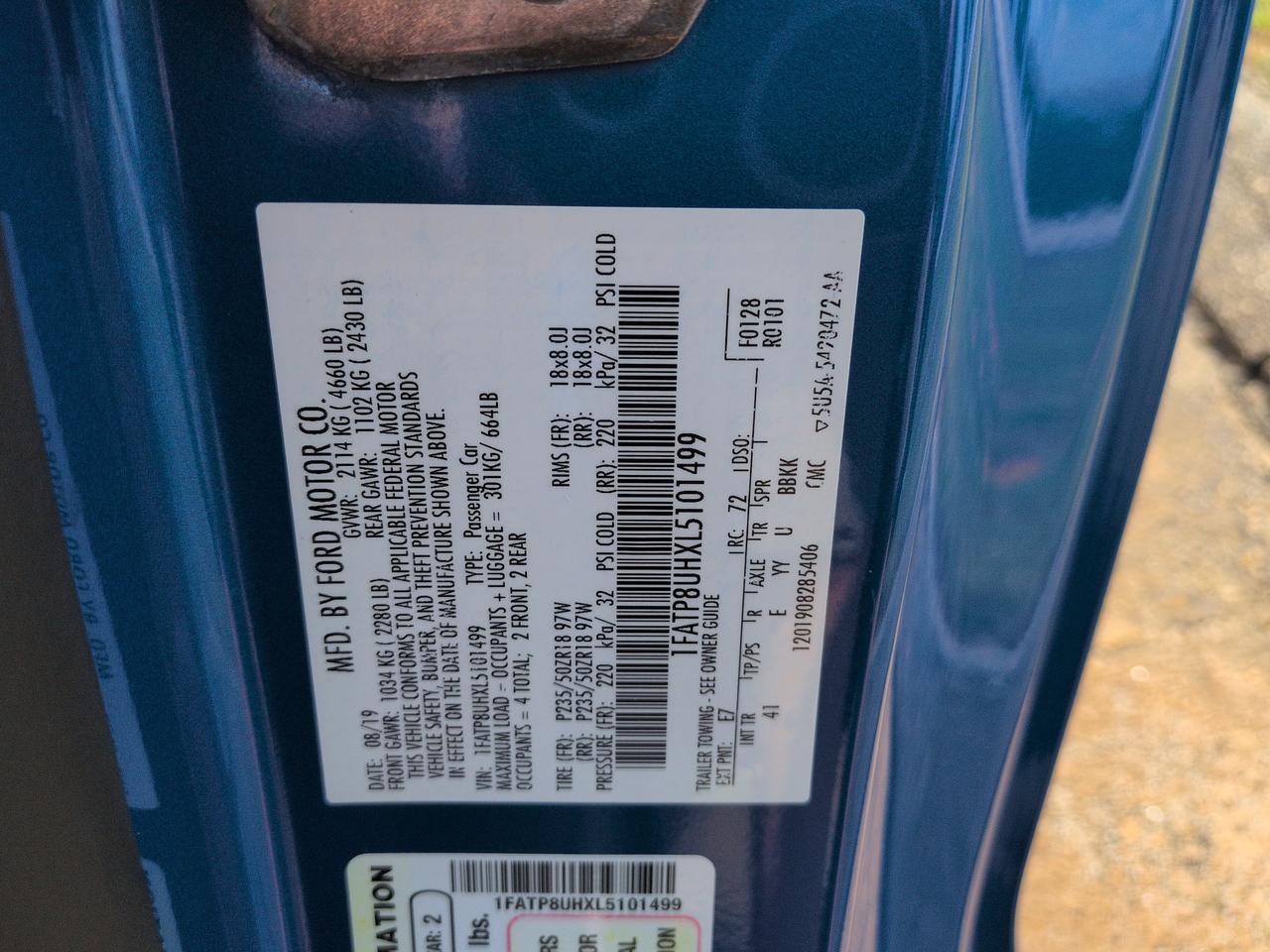 2020 Ford Mustang EcoBoost Premium Winder GA
