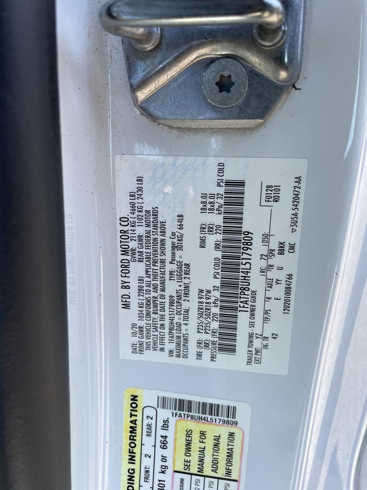 2020 Ford Mustang EcoBoost Premium Springfield VA