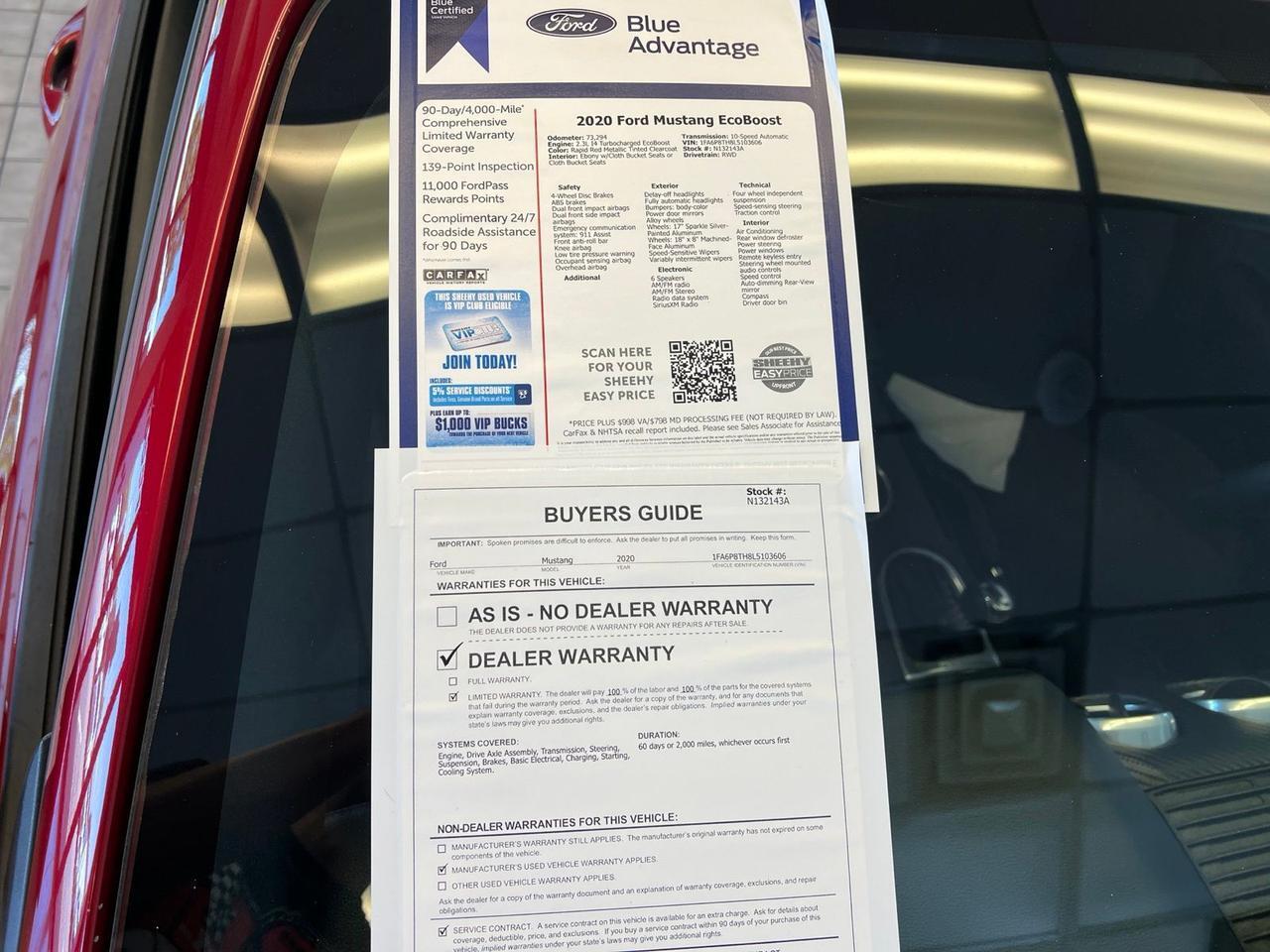 2020 Ford Mustang EcoBoost Richmond VA