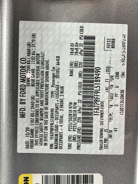 2020 Ford Mustang GT Premium Carrollton TX