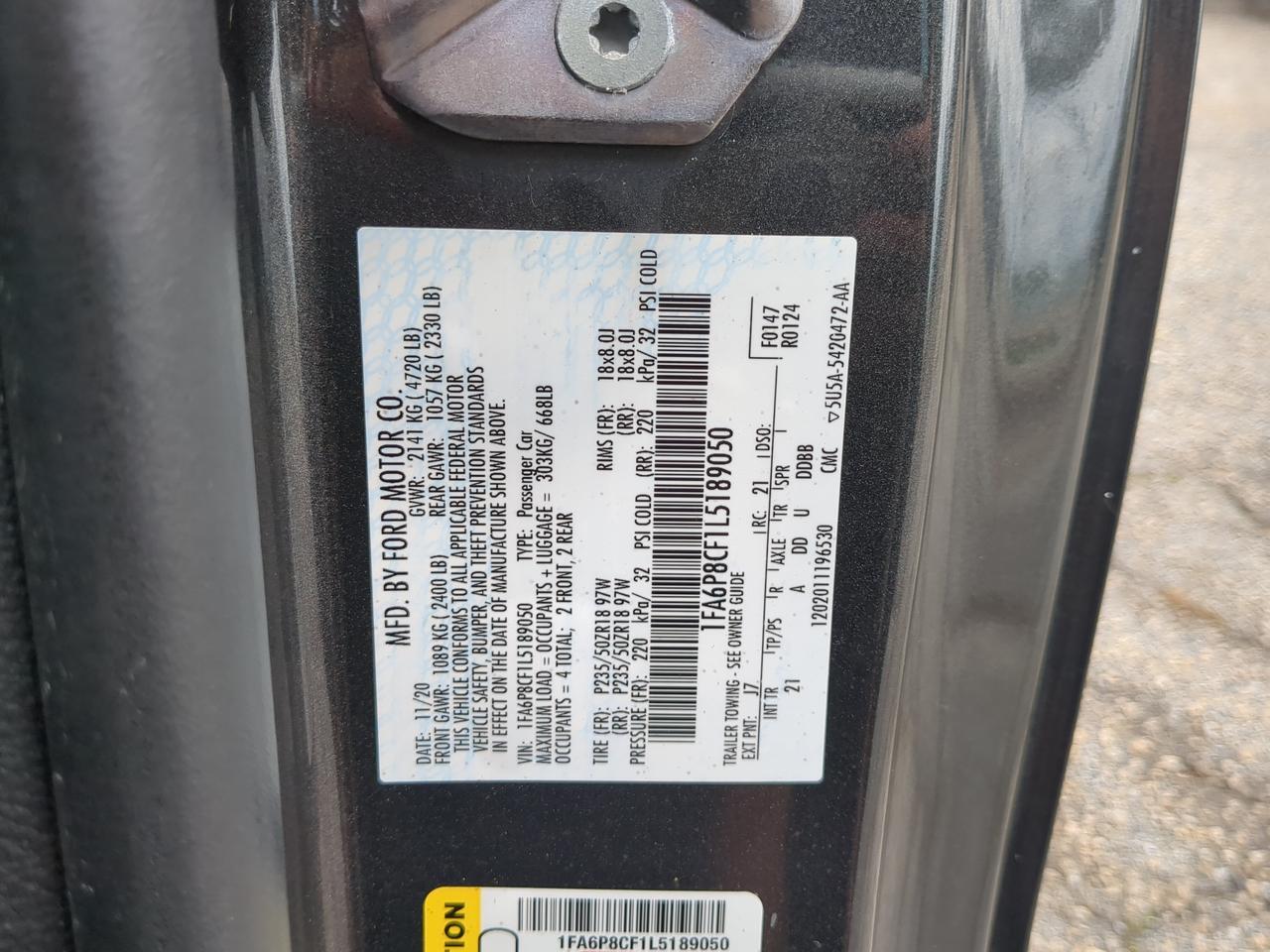 2020 Ford Mustang GT Winder GA