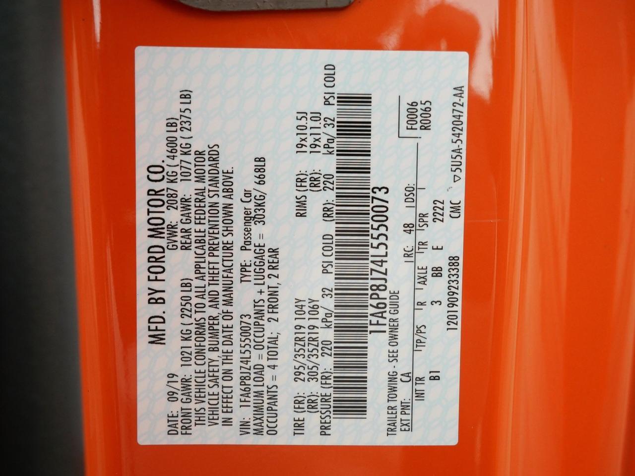 2020 Ford Mustang Shelby GT350 Shelby GT350 Lawrence KS