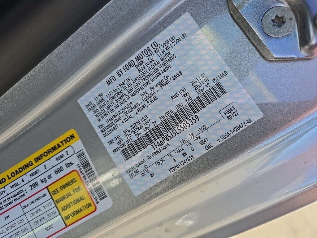 2020 Ford Mustang Shelby GT500 RWD Fond du Lac WI